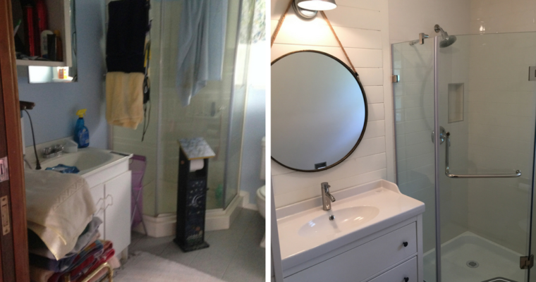 Renovating a cottage bathroom in only four days