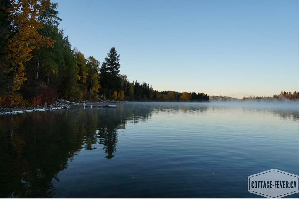 Lake in fall, autumn