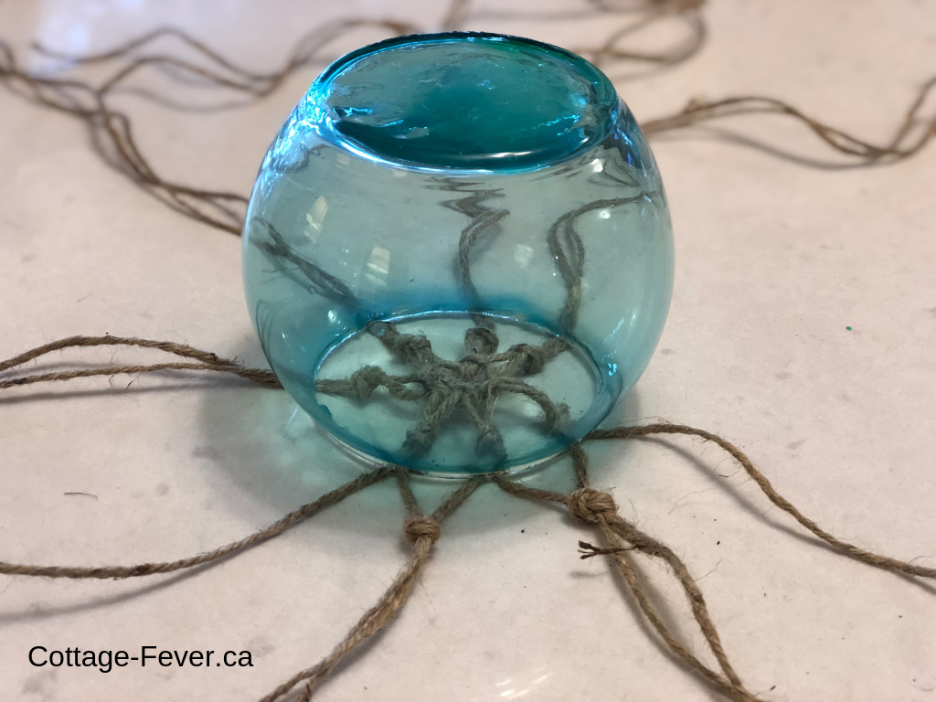 DIY Glass Fishing Floats - Cottage Fever Interior Design