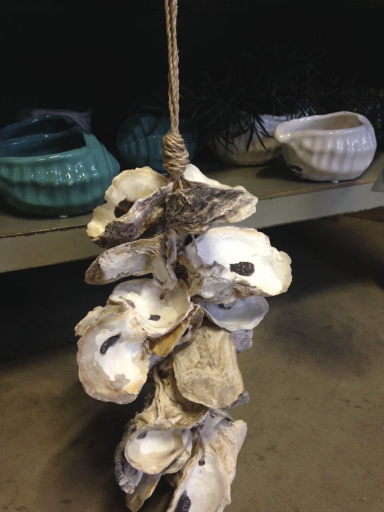 How to craft an oyster shell garland