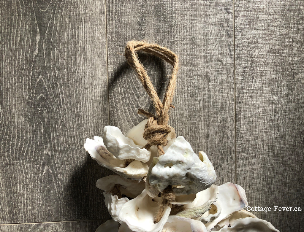 How to craft an oyster shell garland