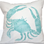 Cedarville Crab Walk Outdoor Pillow