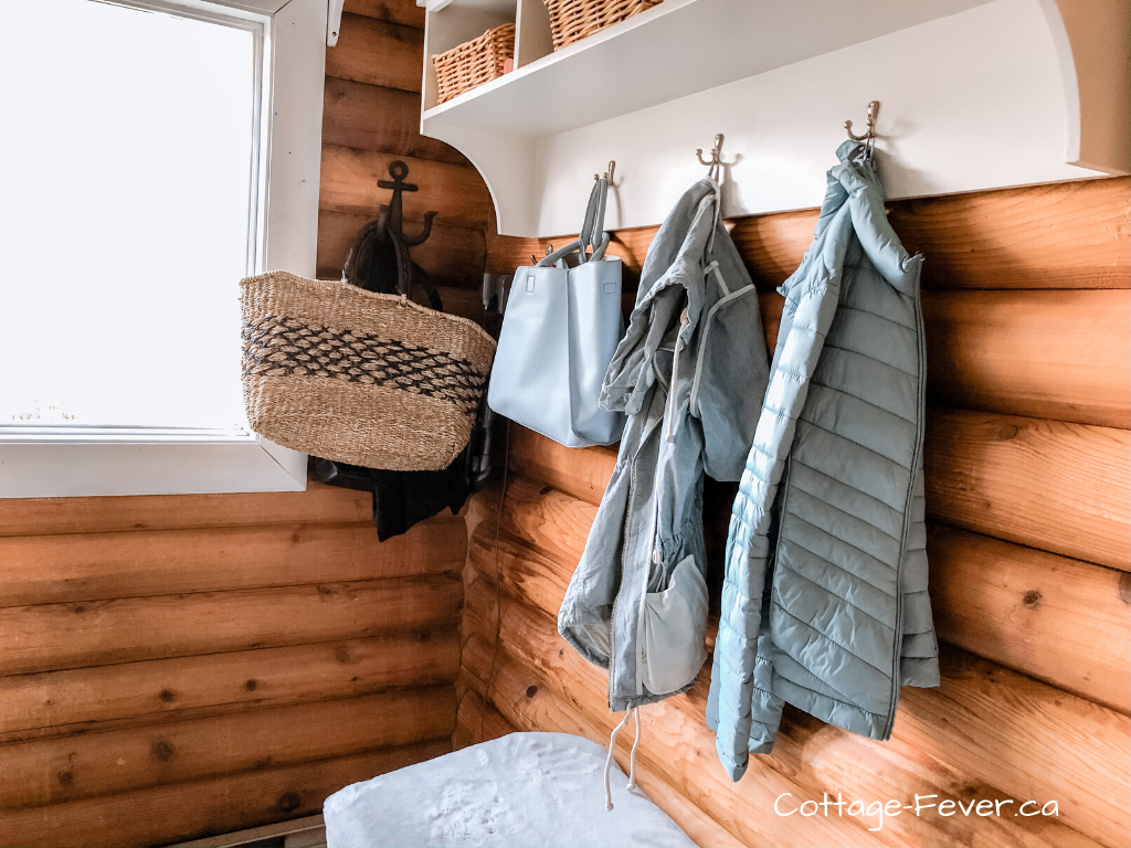 Organizing the mudroom