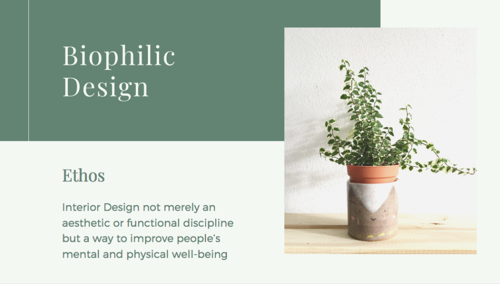 Biophilic Design and mental health